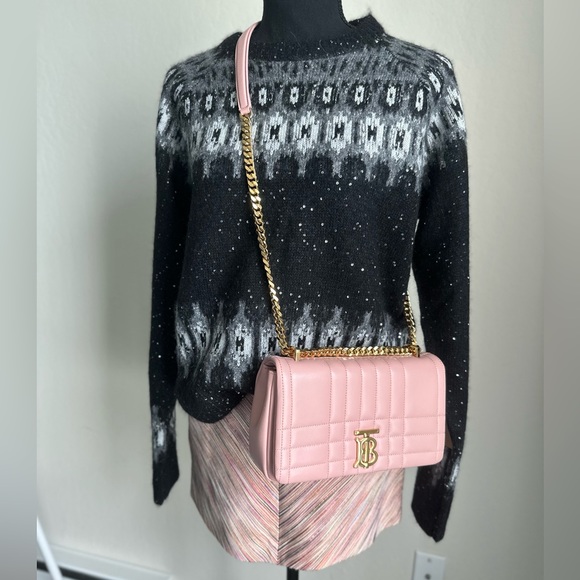 BURBERRY SM Lola Quilted Leather Crossbody - Picture 12 of 12